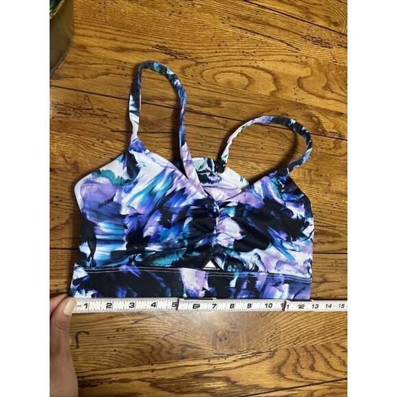 Lot Of Two Fabletics Dusty Pink Tank Perforated Seamless Women's Small? Bra - Picture 9 of 10